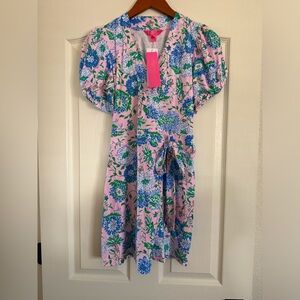Lilly Pulitzer Pink and Blue Floral Dress